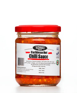 Caribbean hot chilli sauce